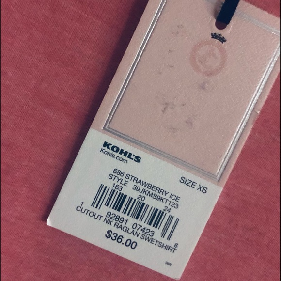 🎉HP🎉Juicy Couture💞Cutout Long Sleeve Sweatshirt💞Measurements in Pic💞 - Picture 7 of 8